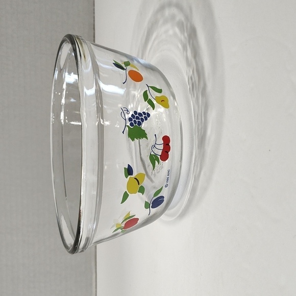 Anchor Hocking 1qt Glass Mixing Bowl with Fruit Design - Picture 1 of 6